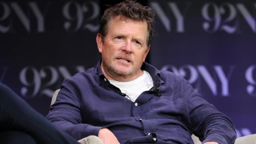Michael J. Fox speaks onstage during Michael J. Fox and Nelle Fortenberry in Conversation with Donny Deutsch: Future Boy at 92NY on October 13, 2025 in New York City. (Dia Dipasupil/Getty Images)